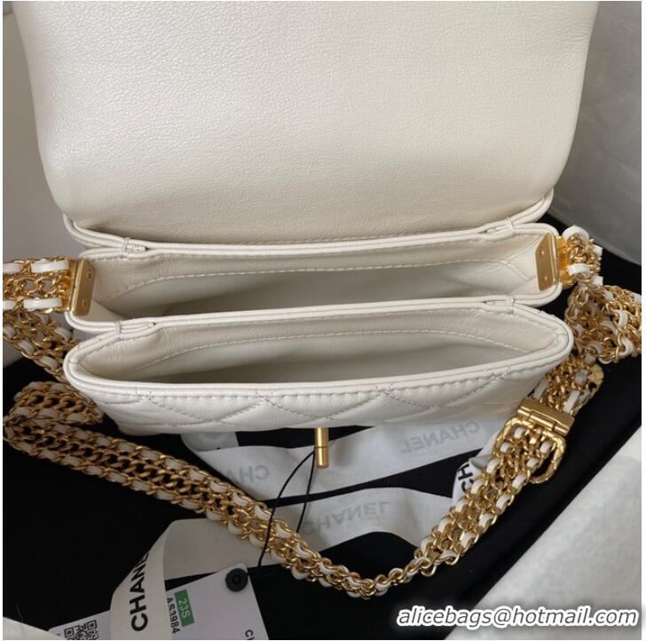 Top Quality Chanel SMALL FLAP BAG AS3984 White