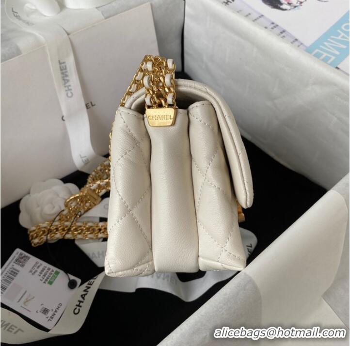 Top Quality Chanel SMALL FLAP BAG AS3984 White