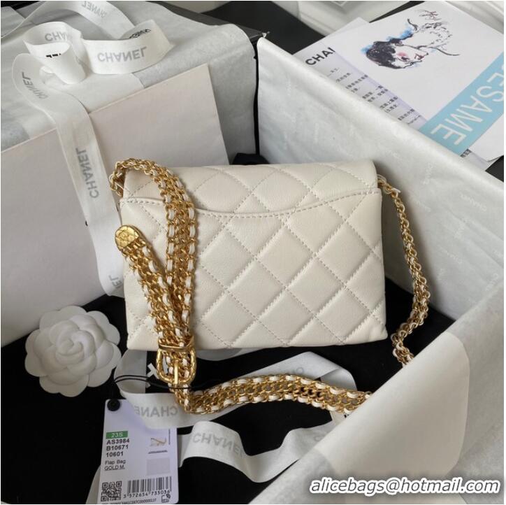 Top Quality Chanel SMALL FLAP BAG AS3984 White