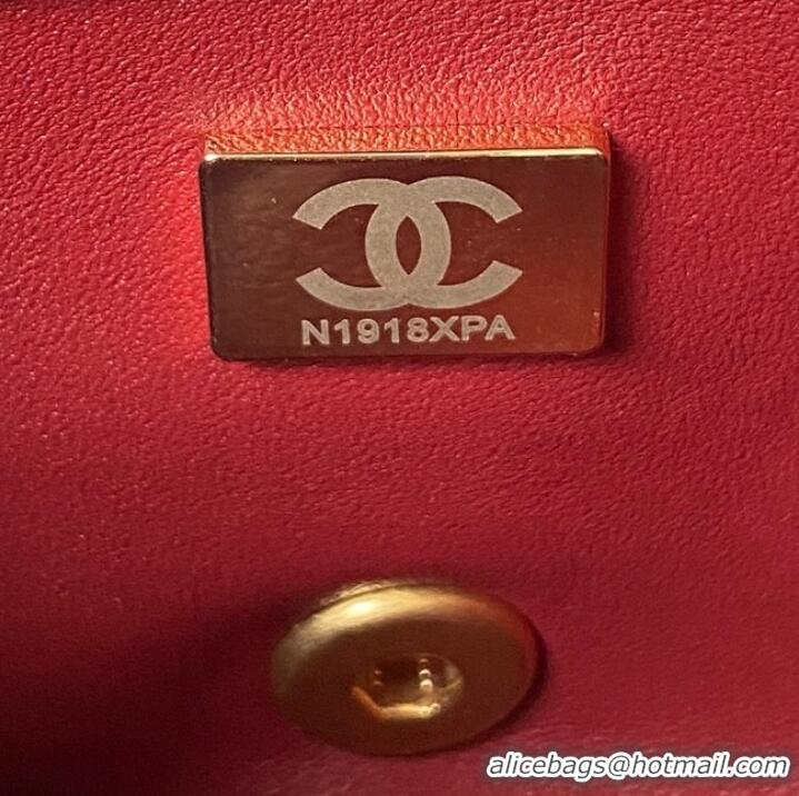 Hot Sell Discount Chanel SMALL FLAP BAG AS3984 Red