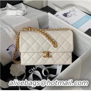 Unique Grade Chanel SMALL FLAP BAG AS3994 White