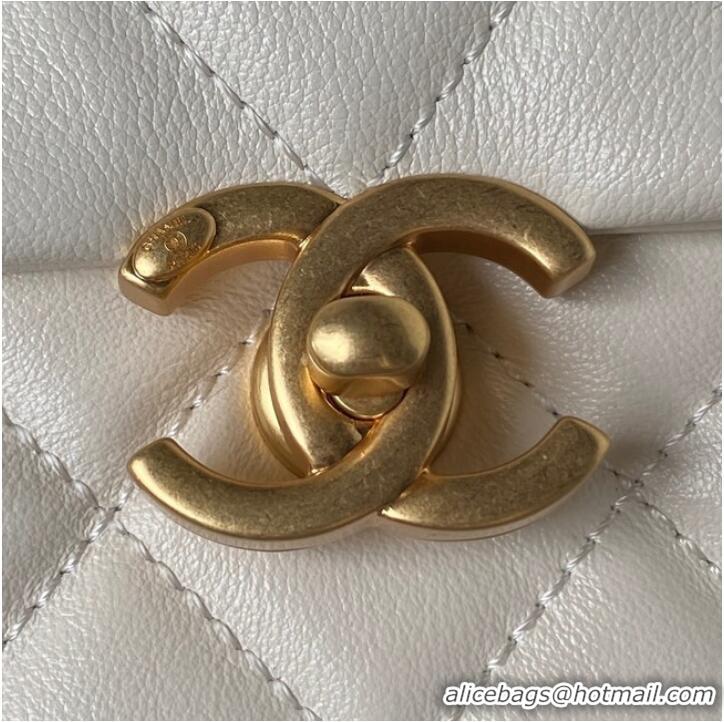 Unique Grade Chanel SMALL FLAP BAG AS3994 White