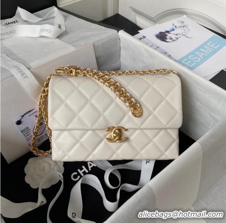 Unique Grade Chanel SMALL FLAP BAG AS3994 White