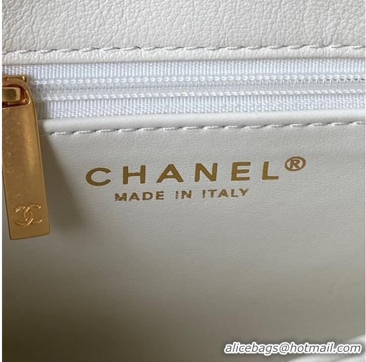 Unique Grade Chanel SMALL FLAP BAG AS3994 White