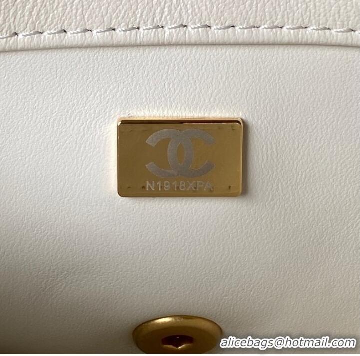 Unique Grade Chanel SMALL FLAP BAG AS3994 White