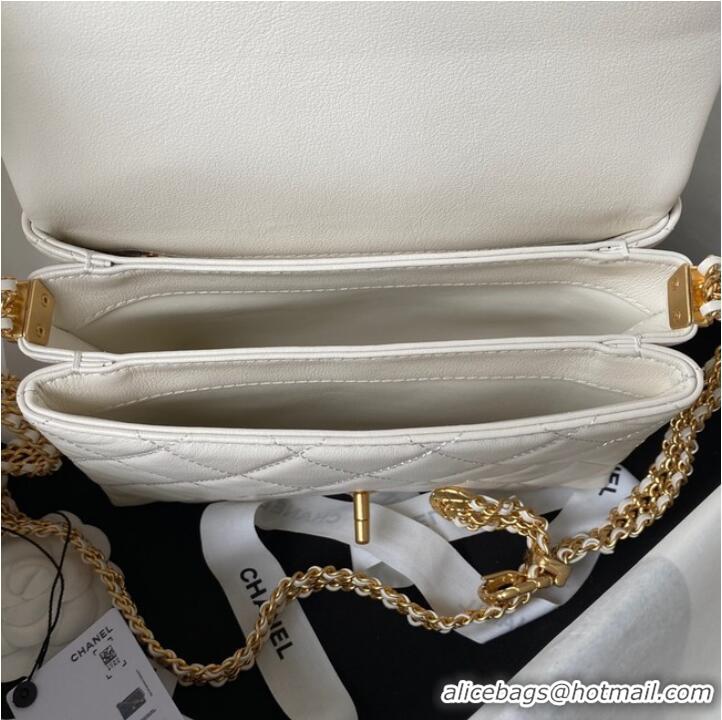 Unique Grade Chanel SMALL FLAP BAG AS3994 White