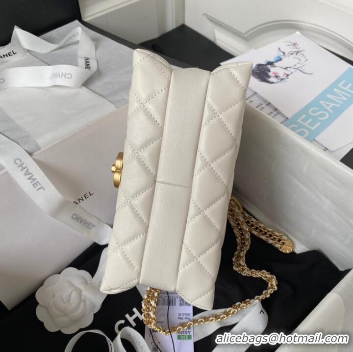 Unique Grade Chanel SMALL FLAP BAG AS3994 White