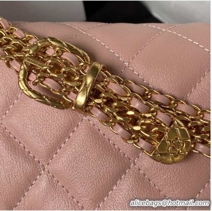 New Style Inexpensive Chanel SMALL FLAP BAG AS3994 pink