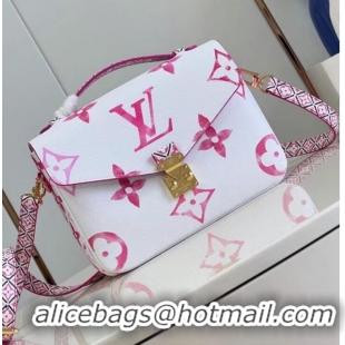 Buy Inexpensive Louis Vuitton Pochette Metis MM M23055 Pink