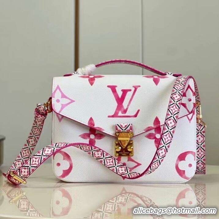 Buy Inexpensive Louis Vuitton Pochette Metis MM M23055 Pink