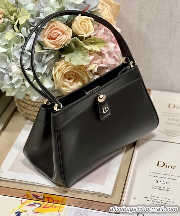 Promotional MEDIUM DIOR KEY BAG Black Box Calfskin M1843OBEQ