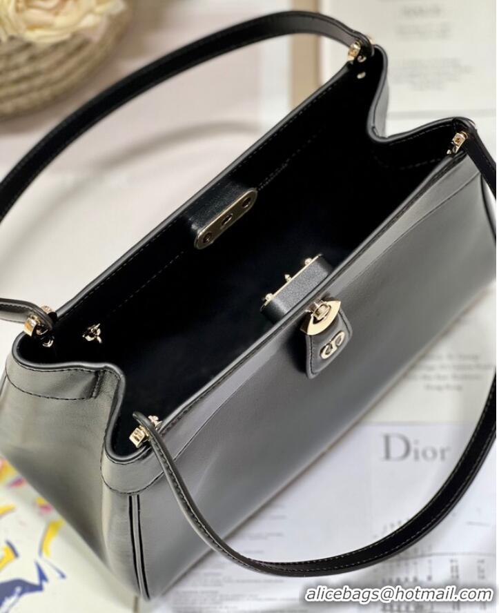 Promotional MEDIUM DIOR KEY BAG Black Box Calfskin M1843OBEQ