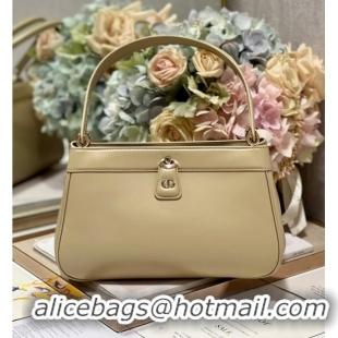 Best Price MEDIUM DIOR KEY BAG Apricot Box Calfskin M1843OBEQ