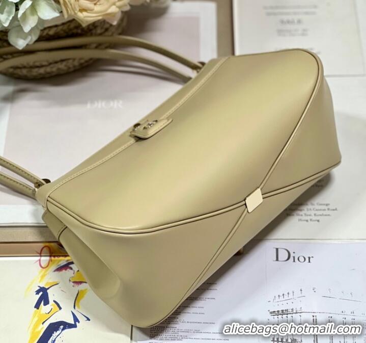 Best Price MEDIUM DIOR KEY BAG Apricot Box Calfskin M1843OBEQ