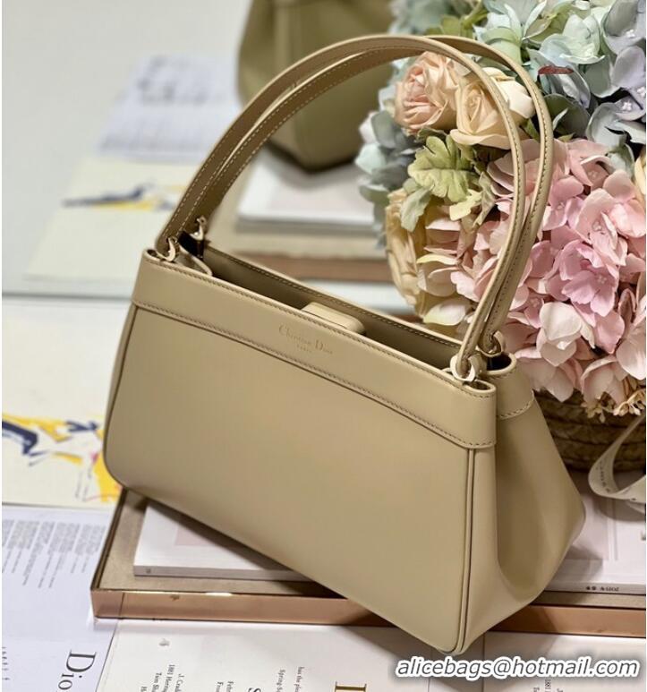 Best Price MEDIUM DIOR KEY BAG Apricot Box Calfskin M1843OBEQ