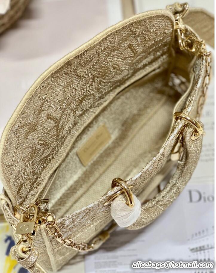 Good Looking SMALL DIOR DIOR BOOK TOTE D-Lace Embroidery 9031-1