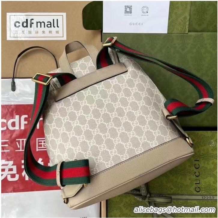 Buy Inexpensive GUCCI BACKPACK WITH INTERLOCKING G 674147 White