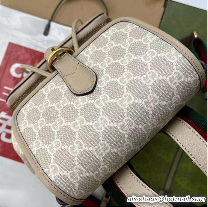 Buy Inexpensive GUCCI BACKPACK WITH INTERLOCKING G 674147 White