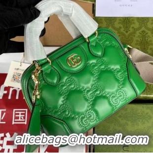 Top Grade GUCCI GG MATELASSE HANDBAG 727793 green