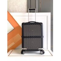 Shop Grade Goyard Bourget PM Trolley Case Wheeled Luggage 20inches GY1647 Black