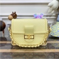 Hot Sell Cheap Louis vuitton Monogram Empreinte Dauphine MM M22276 Yellow