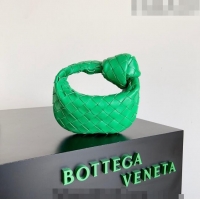 Promotional Bottega Veneta Candy Jodie Bag in Intreccio Leather 730828 Green/Gold 2023