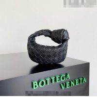 Good Taste Bottega Veneta Candy Jodie Bag in Intreccio Leather 730828 Black/Gold 2023