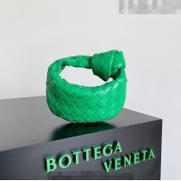 Top Quality Bottega Veneta Candy Jodie Bag in Intreccio Leather 730828 Green/Silver 2023