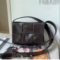 Inexpensive Bottega Veneta Candy Cassette Intreccio Leather Mini Bag Coffee 667048 Brown 2023