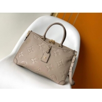 Good Taste Louis Vuitton Monogram Empreinte Trianon MM M46504 Tourterelle Gray