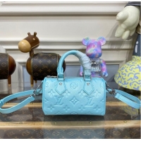 Promotional Louis Vuitton Nano Speedy M82342 Pearly Lagoon Turquoise