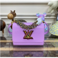 Famous Brand Louis Vuitton Twist MM M22028 purple