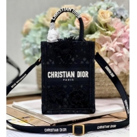 Buy Promotional MINI DIOR BOOK TOTE PHONE BAG S5555CR black