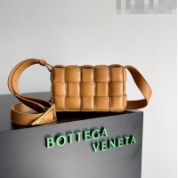 Refined Bottega Veneta Small Padded Cassette Cross-body Bag 717506 Brown 2023