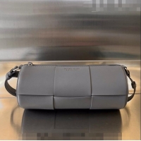 Promotional Bottega Veneta Medium Canette Bag in Maxi-Intrecciato Leather 741562 Grey 2023