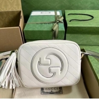 Famous Brand GUCCI BLONDIE SMALL SHOULDER BAG 742360 White