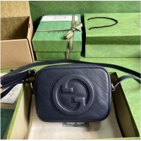 Top Quality GUCCI BLONDIE SMALL SHOULDER BAG 742360 Blue