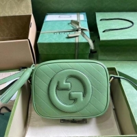 Good Quality GUCCI BLONDIE SMALL SHOULDER BAG 742360 Green