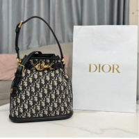 Buy Discount MEDIUM CEST DIOR BAG Blue Dior Oblique Jacquard M2271UTZQ