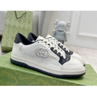 Good Quality Gucci MAC80 Sneakers in Leather and Fabric White1/Black 0420133