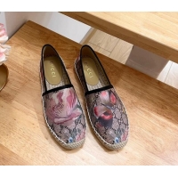 Best Grade Gucci Printed GG Canvas Espadrilles Beige 425070