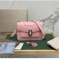 Buy Inexpensive Bvlgari Serpenti Forever leather crossbody bag 289676 pink