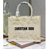 Trendy Design MEDIUM DIOR BOOK TOTE D-Lace Embroidery M1296ZE-2