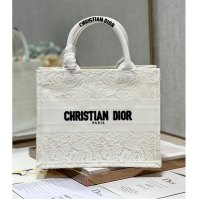 Most Popular SMALL DIOR DIOR BOOK TOTE D-Lace Embroidery M1296ZRG-2