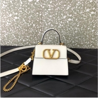 Affordable Price VALENTINO VSLING nano Calfskin Shoulder bag GW46R White