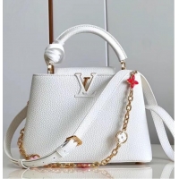 Top Grade Louis Vuitton Capucines BB M21043 white