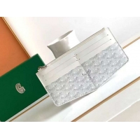 Unique Discount Goyard Insert Louise Wallet 8503 White