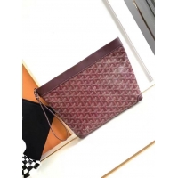 Traditional Discount Goyard Original Conti Clutch Bag 8811 Burgundy