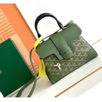 Reasonable Price Goyard Mini Saigon Souple Top Handle Bag 8005 Avocado Green