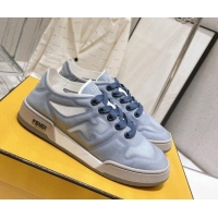 Best Grade Fendi Match Mesh Low Top Sneakers Blue 420068